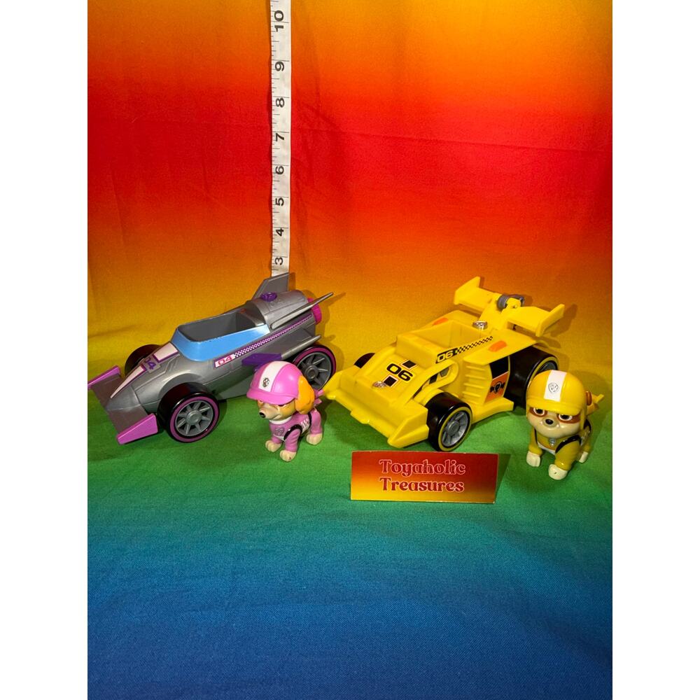 Paw Patrol Ready Race Rescue Race & Go Skye Rubble Vehicles & Figures
